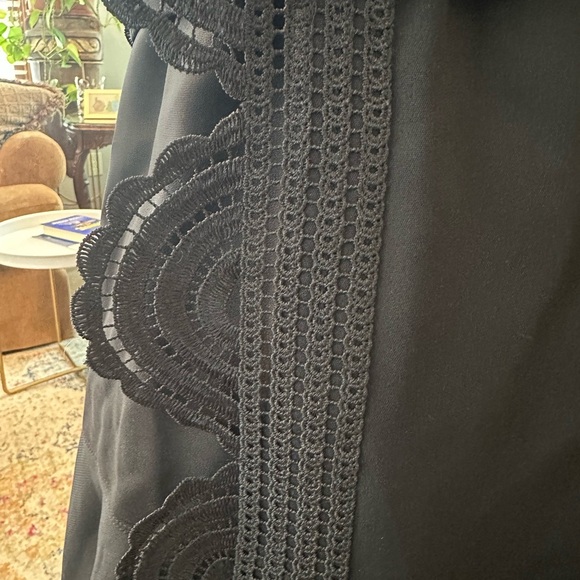 Lover Black Strapless Dress with Lace Accents. Size 2. Like 🆕 - Picture 4 of 13